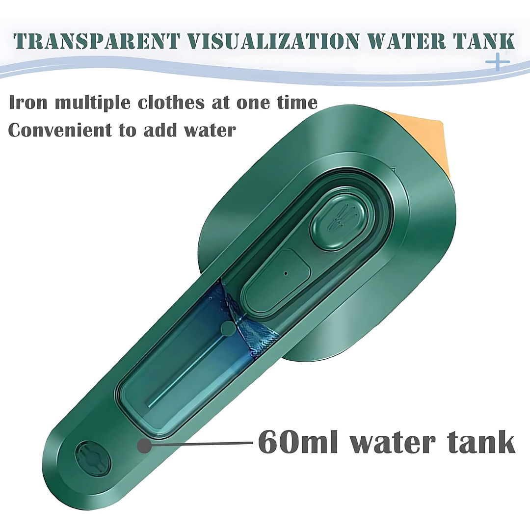 Portable Handheld Travel Steamer Iron for Clothes | Compact & Powerful Wrinkle Remover